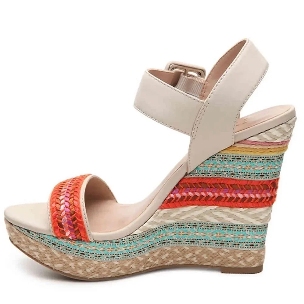 Mix No. 6 - Jordie‎ Platform Wedge Heel Size 8.5.  B60